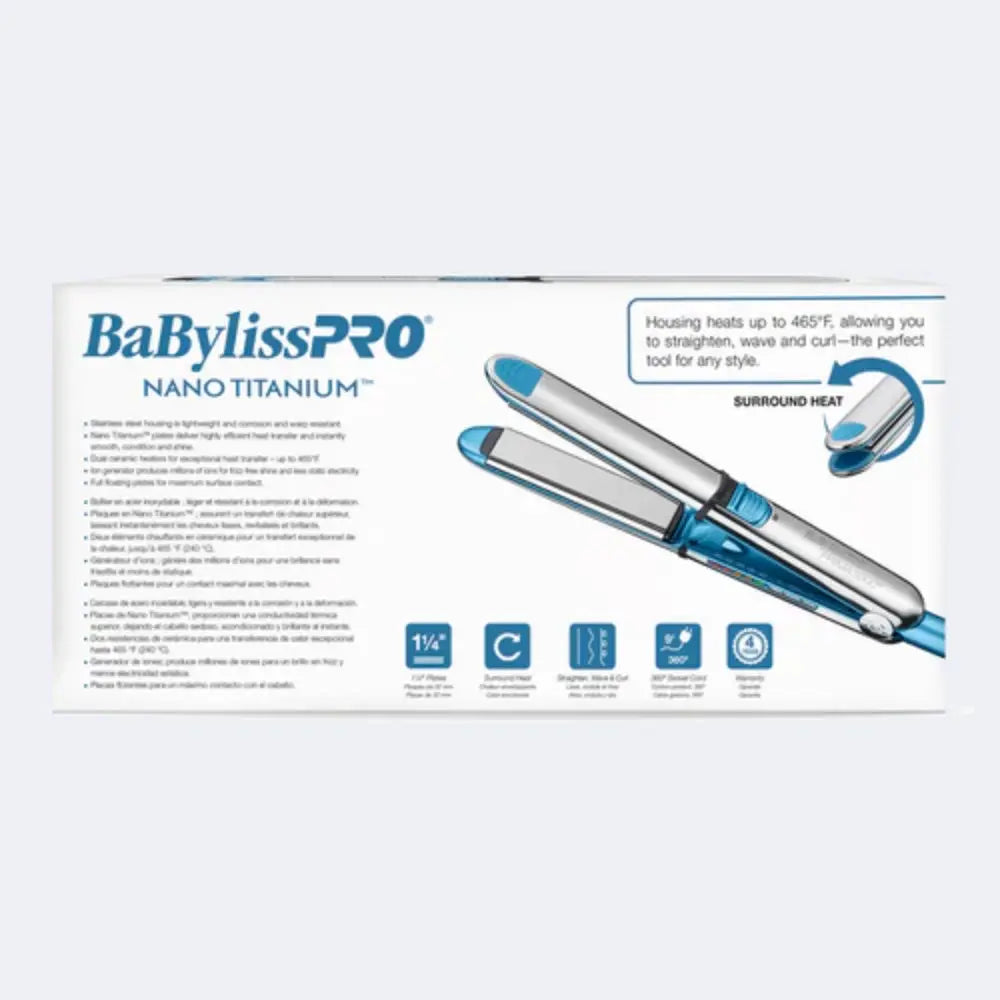 Babyliss Pro Nano Titanium Prima 3000 Flat Iron - 1.25" (BNT3000TUC)