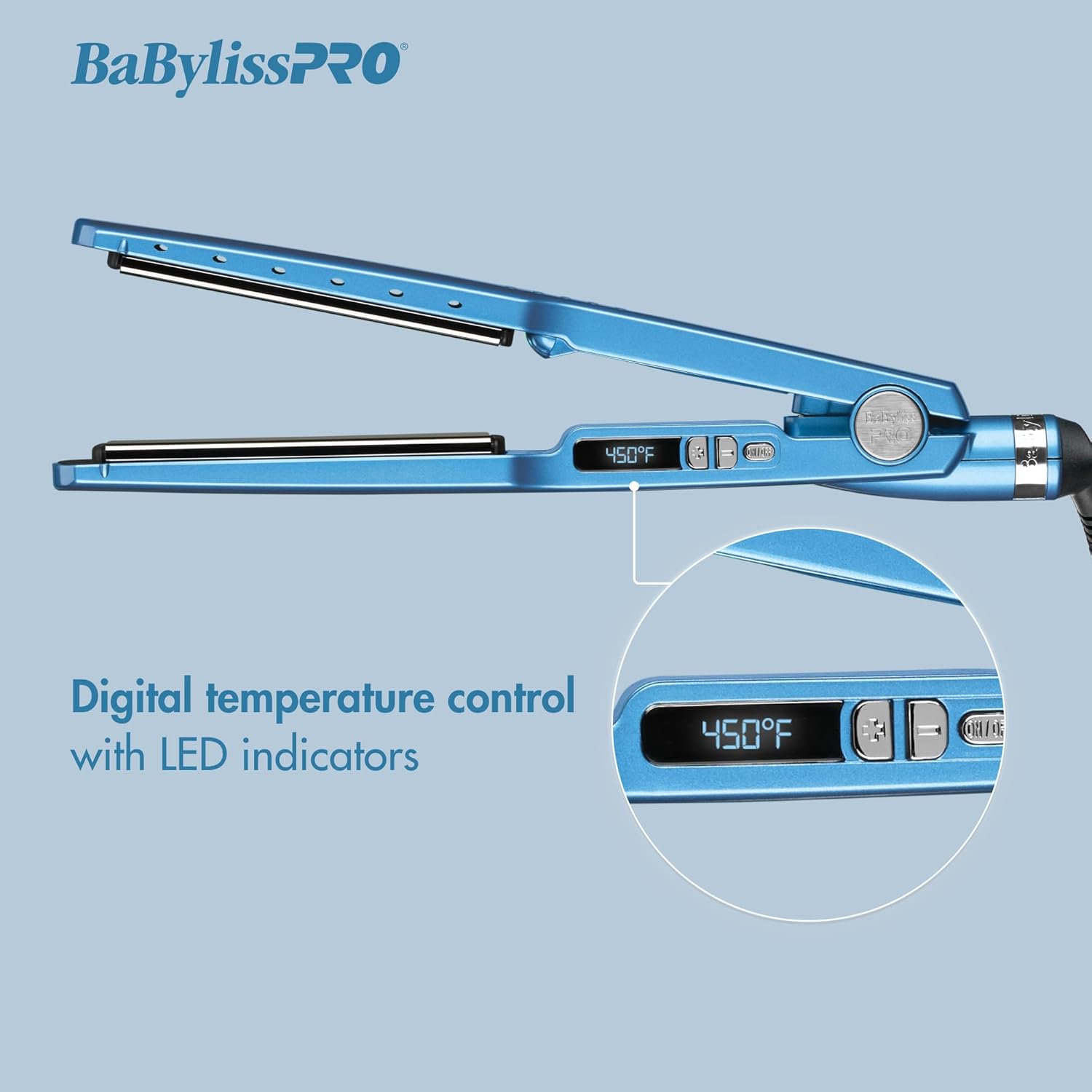 BaBylissPRO Nano Titanium Ionic Flat Iron - 1.75" (BNT4094TUC) — image 6