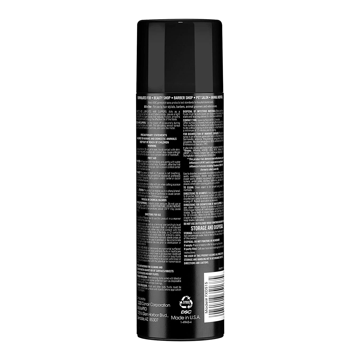 BaBylissPRO All-in-One Clipper Spray (15.5oz) (FXDS15) — image 2
