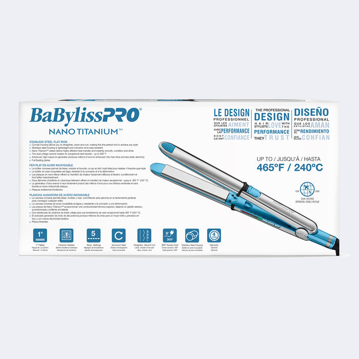 BaBylissPRO Nano Titanium Compact Thermal Paddle Brush (BNTPB2UC) — image 7