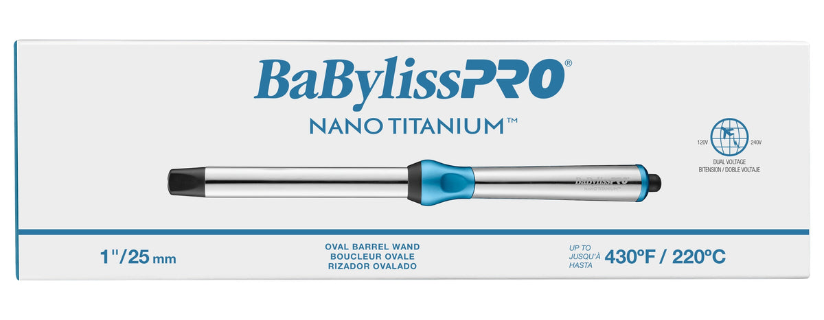 BaBylissPRO Nano Titanium Oval Barrel Curling Wand — image 6