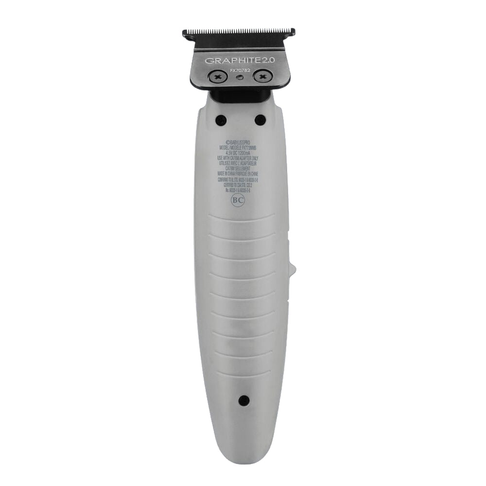 Babyliss Pro Limited Edition Lithium FX Cordless Ergonomic Clipper + Trimmer - Grey  (Combo) (FX673NSGY + FX773NGY) — image 12