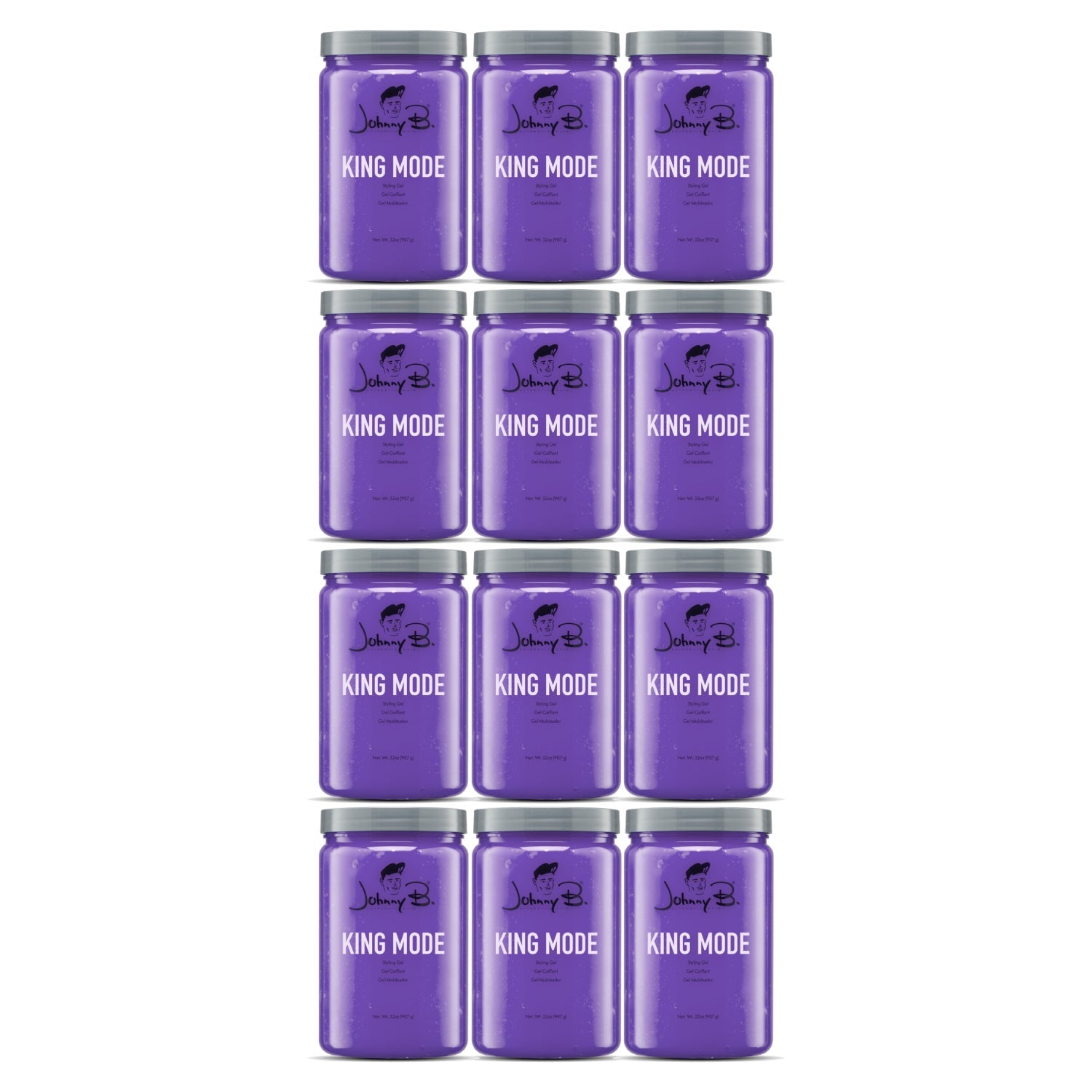 Johnny B. King Mode Professional Hair Styling Gel (32oz)