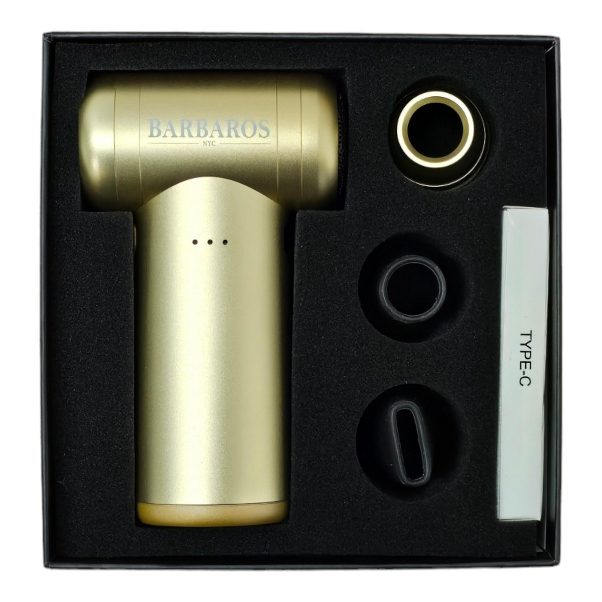 Barbaros 4-in-1 TurboJet Air Duster Pro Gold-Clipper Vault