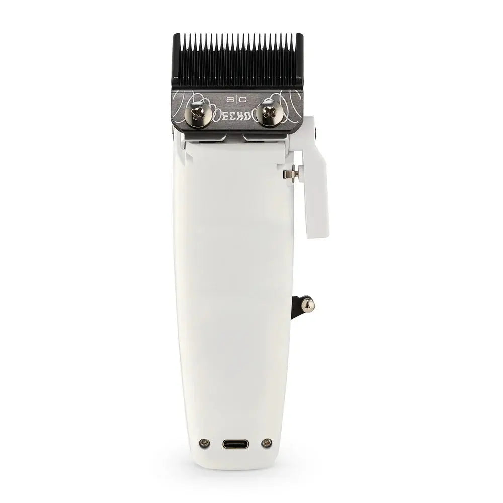 StyleCraft Limited Edition Saber II Cordless Digital Brushless Motor Clipper - White (SC619)