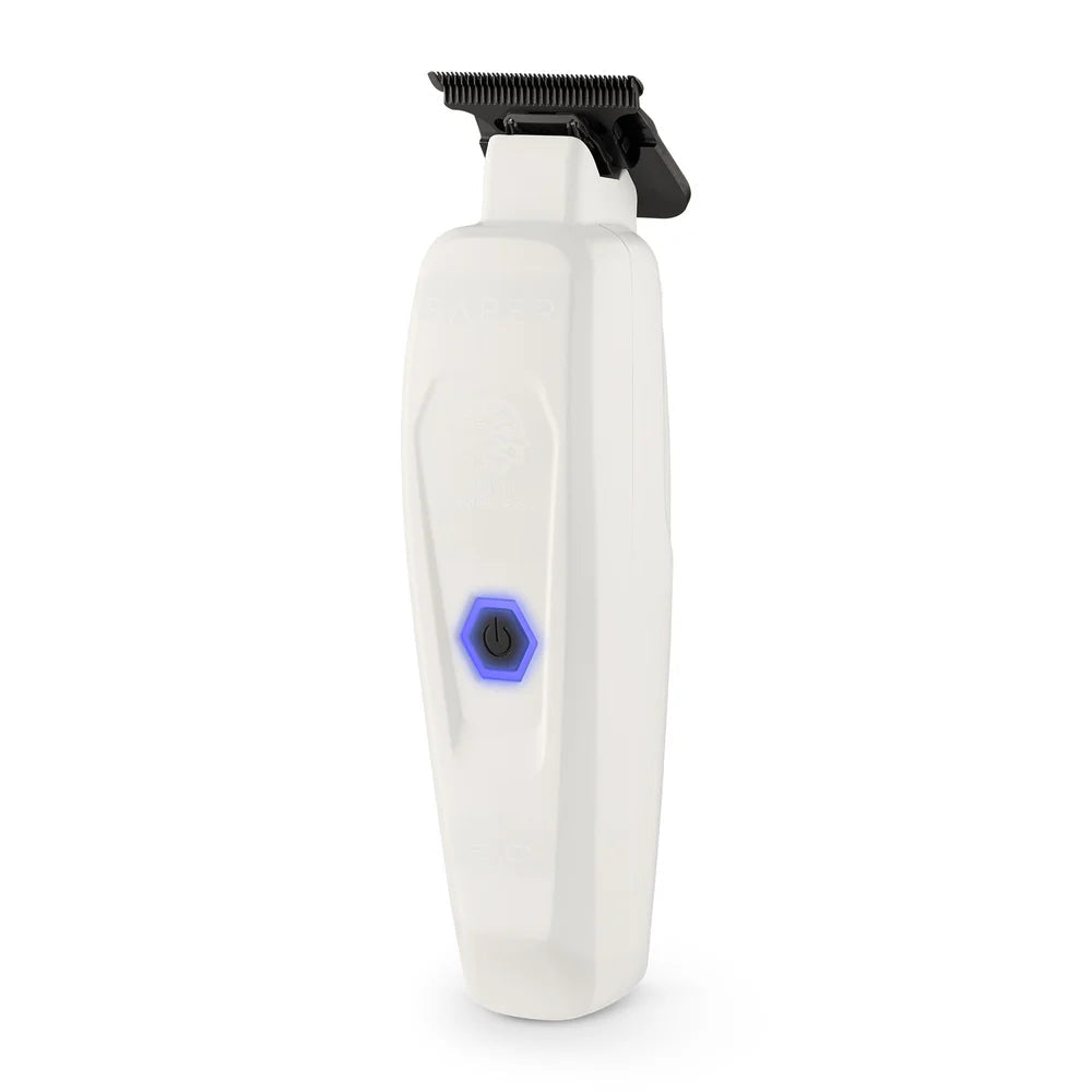 StyleCraft Limited Edition Saber II Cordless Digital Brushless Motor Clipper + Trimmer - White (SC619/SC421W) (Combo)