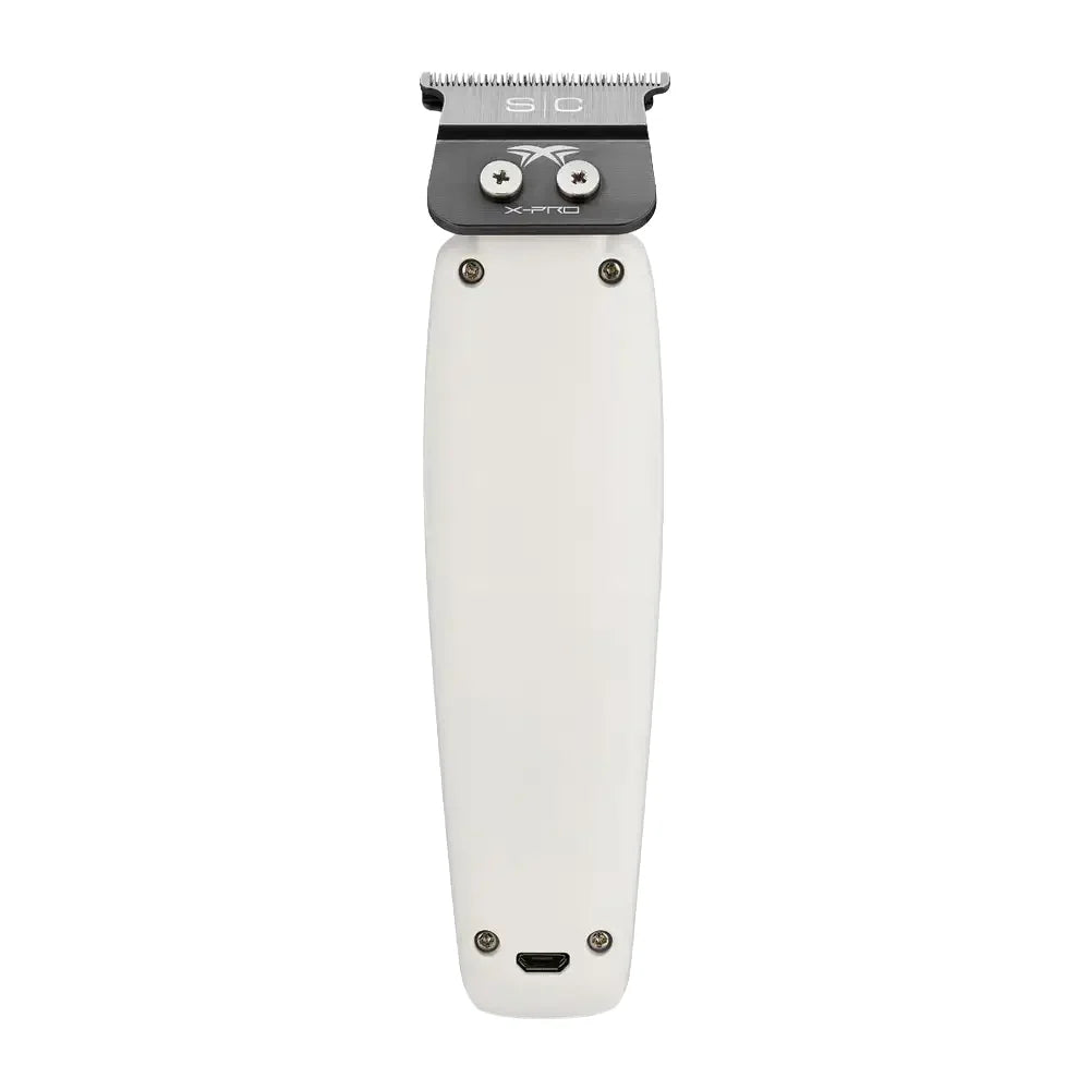StyleCraft Limited Edition Saber II Cordless Digital Brushless Motor Clipper + Trimmer - White (SC619/SC421W) (Combo)