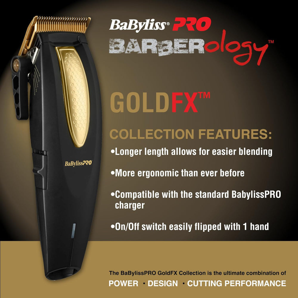 Babyliss Pro Cordless Lithium FX+ Ergonomic Clipper + Lithium FX Trimmer (Combo) — image 5