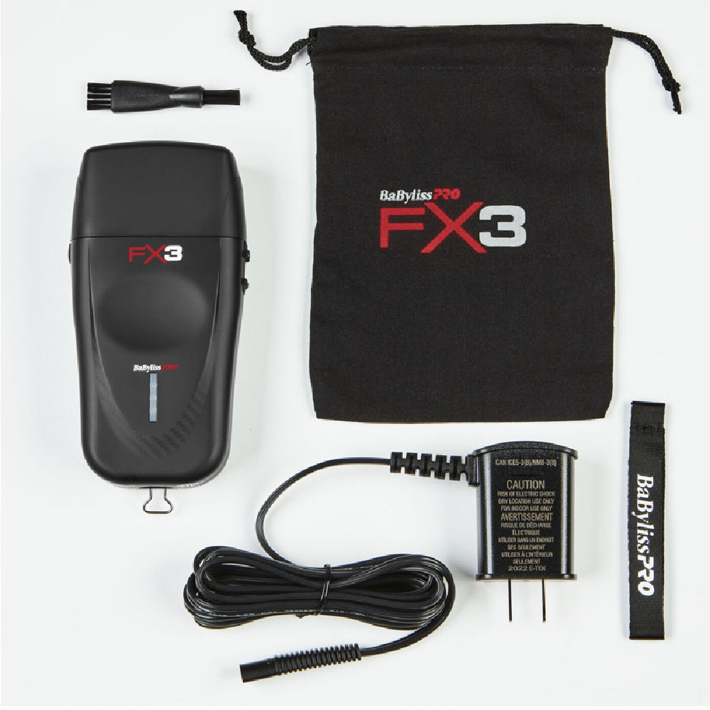 Babyliss Pro FX3 High Speed Foil Shaver Black (FXX3SB) — image 3