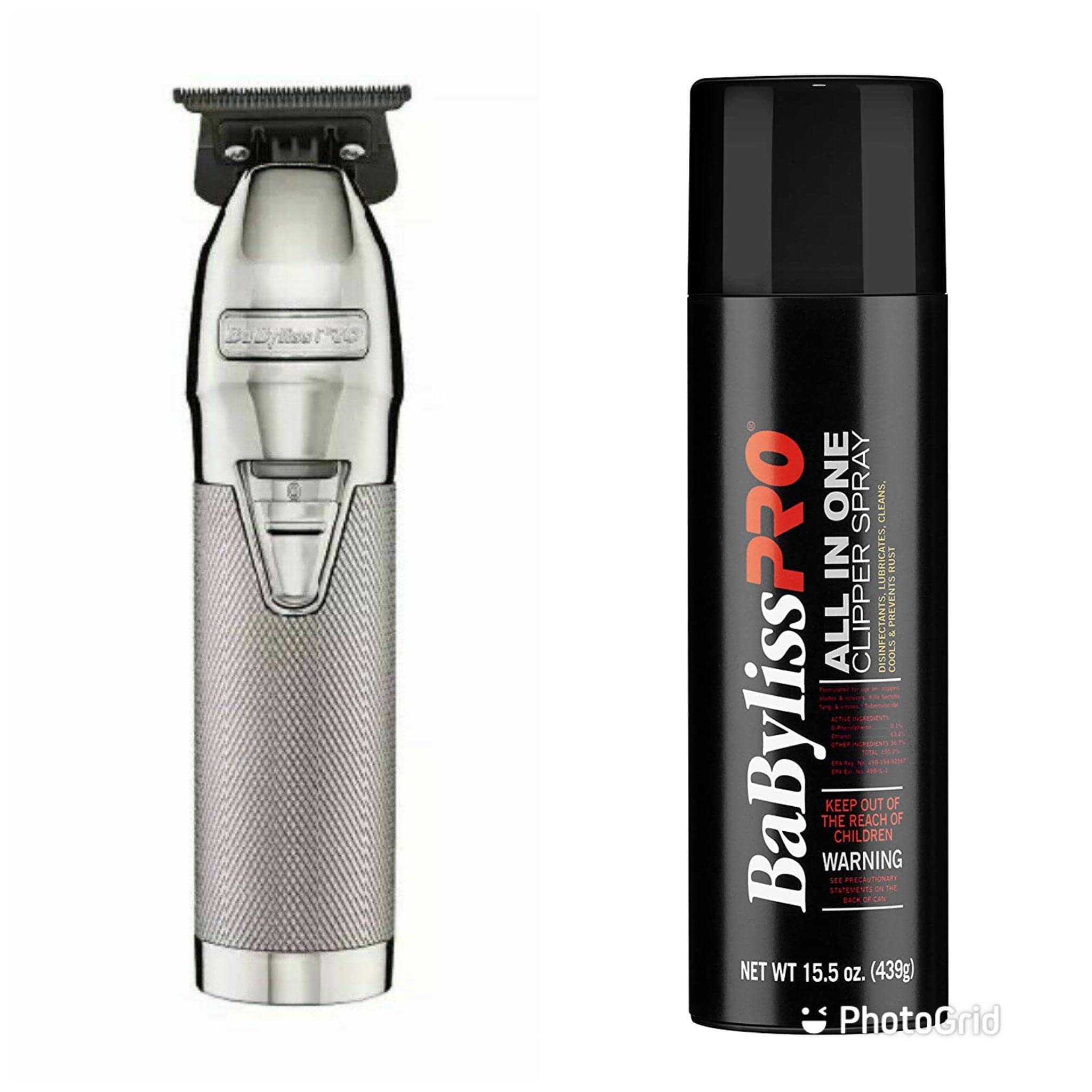 Babyliss Pro FX787 Trimmers + Clipper Spray (All Colors) (Combo)-Clipper Vault