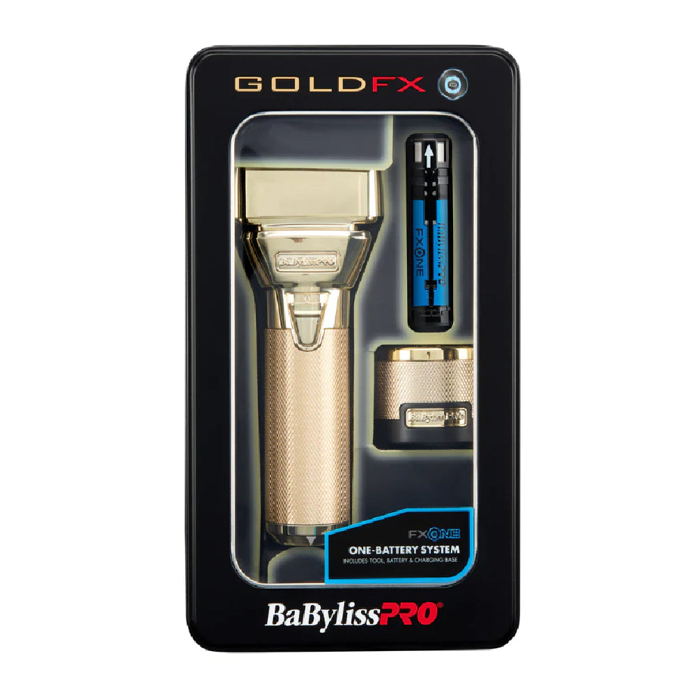 BaBylissPRO FXONE GOLDFX Cordless Clipper + FXONE GoldFX Shaver (Combo) (#FX899G + #FXFX79FSG)