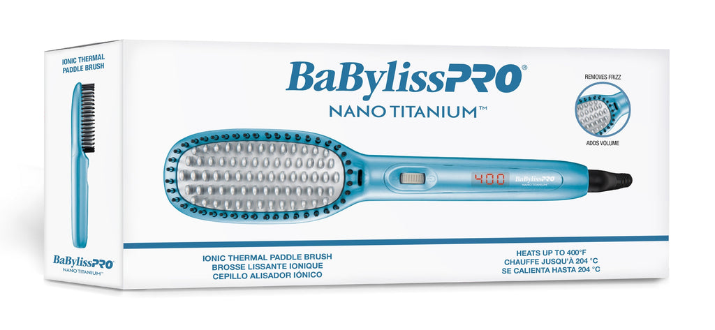 BaBylissPRO Nano Titanium Ionic Thermal Paddle Brush (BNTPB1UC) — image 7