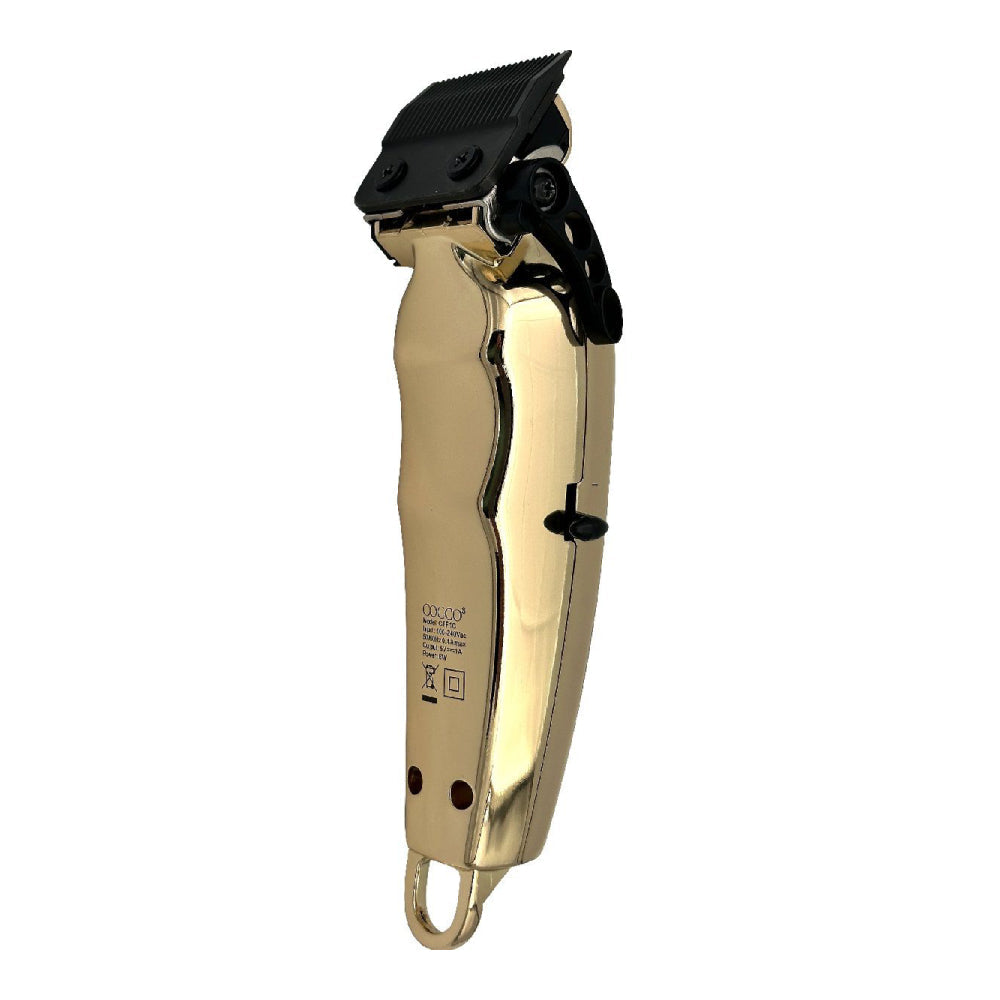 Cocco Pro All Metal Hair Clipper & Trimmer Combo - Gold (Dual Voltage)-Clipper Vault