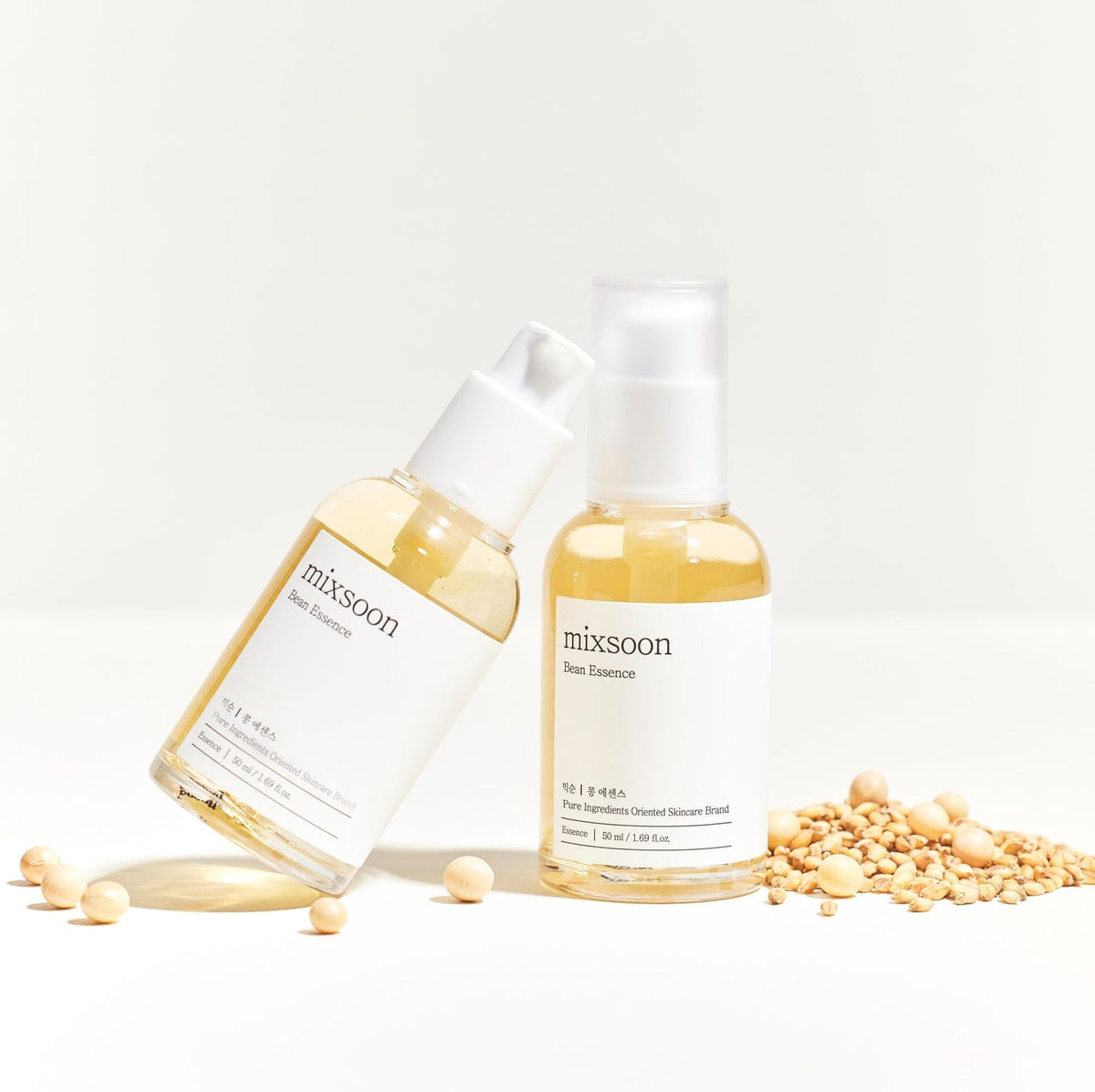 Mixsoon Bean Essence bottles with fermented soybeans